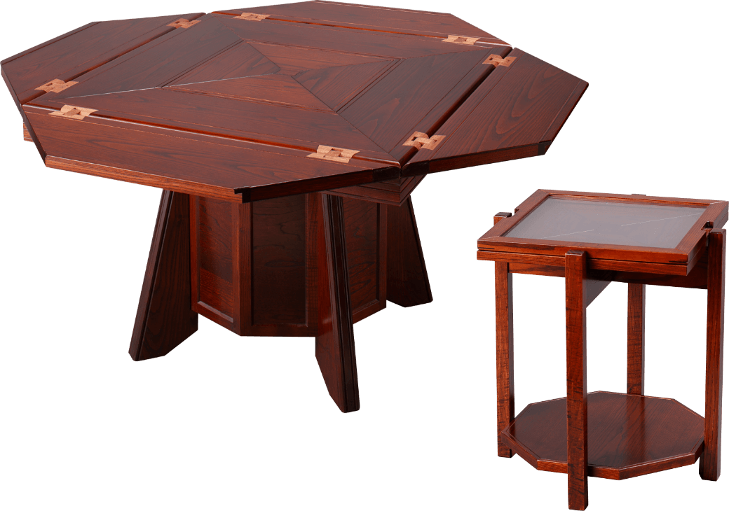 開閉式火鉢テーブル